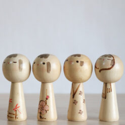 Kenichi Murakami 4 Seasons Kokeshi Set Left