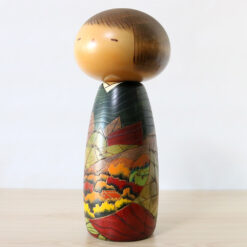 Usaburo Kokeshi Poem Of The Mountain Left