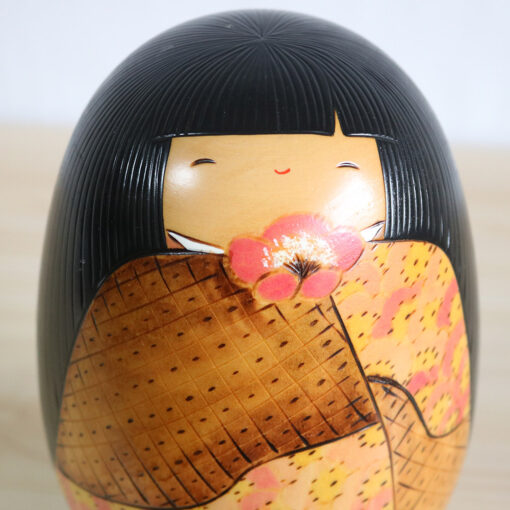 Usaburo Vintage Kokeshi Doll 21cm Face