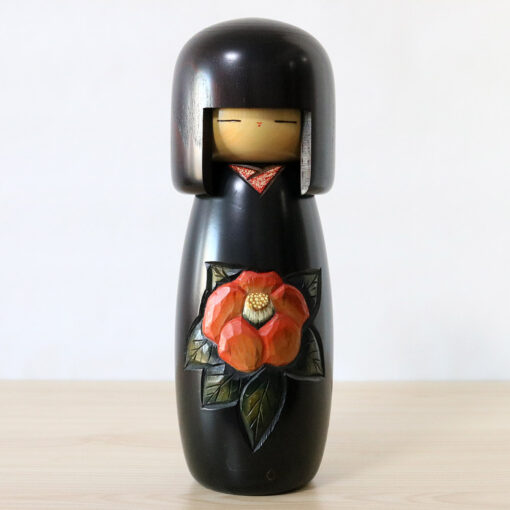 Usaburo Vintage Kokeshi Doll Shunka Front