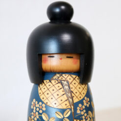 Kazuo Takamizawa Vintage Kokeshi Doll Springtime Face