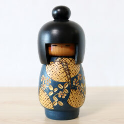 Kazuo Takamizawa Vintage Kokeshi Doll Springtime Front