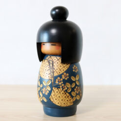 Kazuo Takamizawa Vintage Kokeshi Doll Springtime Left