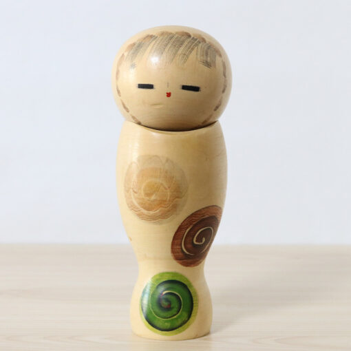 Masao Watanabe Vintage Kokeshi Doll Gokigen Front