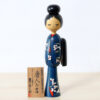 Miyashita Hajime Blue Vintage Kokeshi Doll