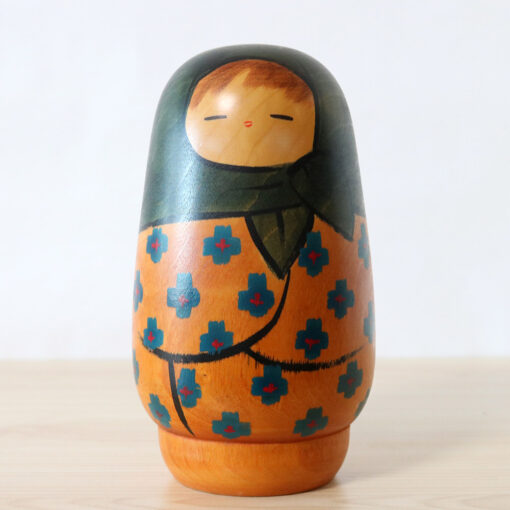 Miyashita Hajime Vintage Winter Kokeshi Doll