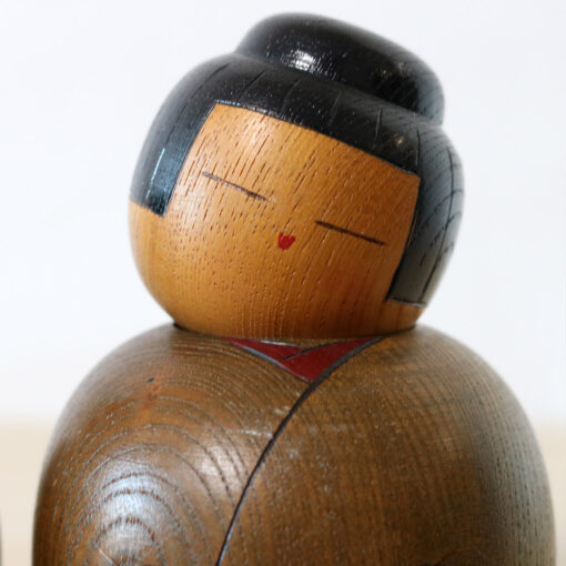 Sato Suigai Pair Kokeshi Dolls Face (Big)