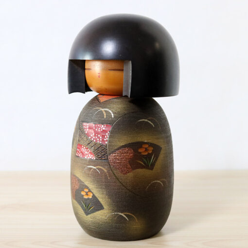 Vintage Creative Kokeshi Doll By Fujikawa Masae Left