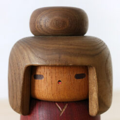 Yamanaka Sanpei Small Vintage Kokeshi Doll Face