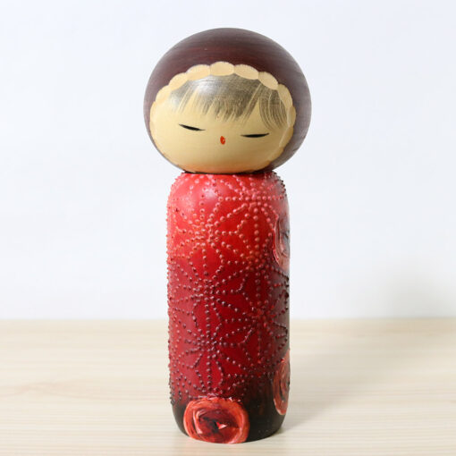 Masao Watanabe Vintage Kokeshi Doll Kanoko Front