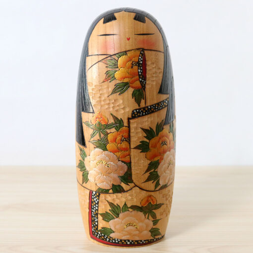 Sato Suigai Vintage Kokeshi Doll Fuki Front