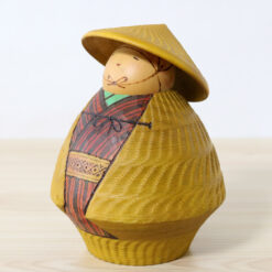 Sekiguchi Sansaku Vintage Kokeshi Doll Fellow Traveler Left