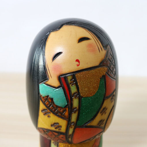 Toshio Sekiguchi Vintage Kokeshi Doll Miyabi Face