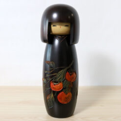 Usaburo Vintage Creative Kokeshi Doll Persimmon