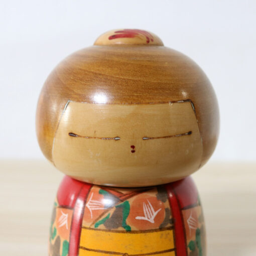 Vintage Kokeshi Doll By Sekiguchi Toa Face