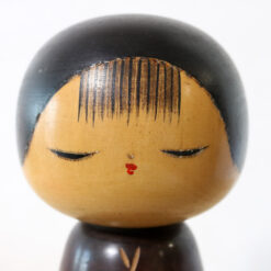 Vintage Kokeshi Doll By Ueda Izumi Face