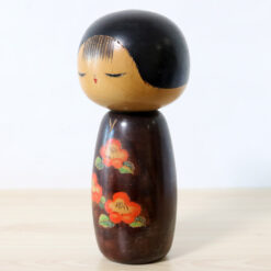 Vintage Kokeshi Doll By Ueda Izumi Left