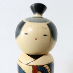 Sekiguchi Sansaku Vintage Kokeshi Doll Rain Face