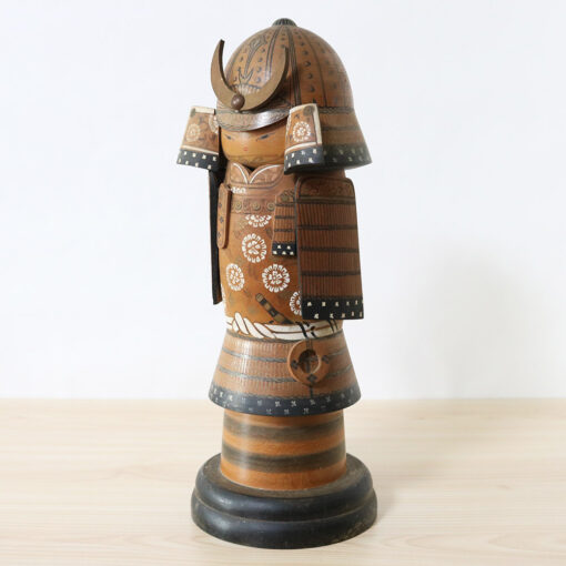 Sekiguchi Sansaku Vintage Samurai Kokeshi Left