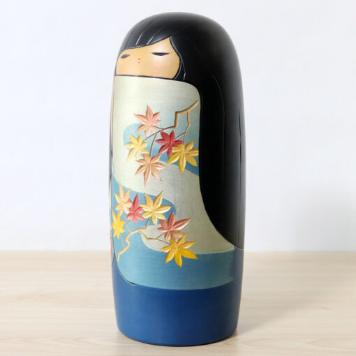 Vintage Kokeshi Doll By Kaoru Nozawa Kotone Left