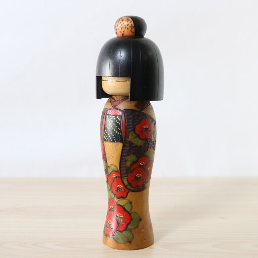 Vintage Kokeshi Doll Kazuo Takamizawa Left