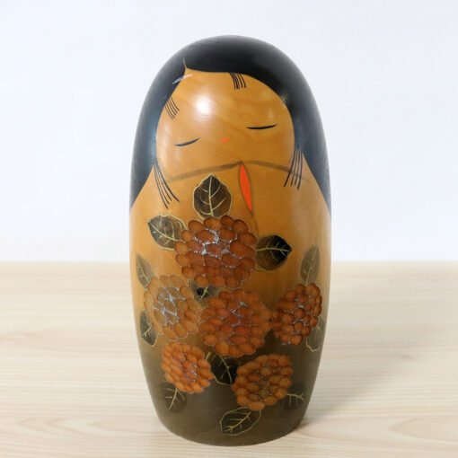 Aoki Ryoka Vintage Kokeshi Doll Ajisai