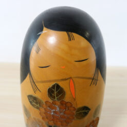 Aoki Ryoka Vintage Kokeshi Doll Ajisai Face