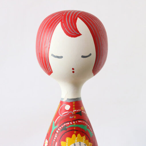 Hideo Ishihara Vintage Kokeshi Doll Hana Otome Face