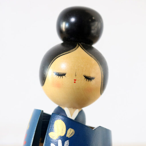 Miyashita Hajime Vintage Kokeshi Doll Mai Face