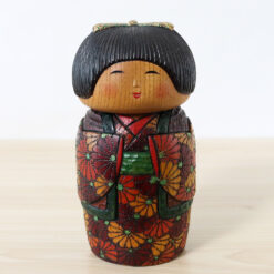 Sekiguchi Toshio Kokeshi Doll Signs Of Autumn