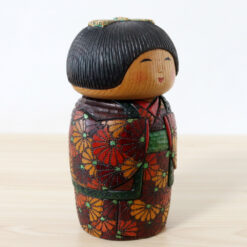 Sekiguchi Toshio Kokeshi Doll Signs Of Autumn Right