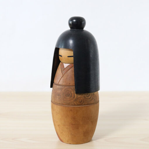 Shido Shozan Vintage Kokeshi Doll Left