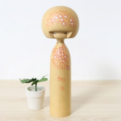 Vintage Japanese Kokeshi Doll By Sekiguchi Sansaku Hanakazari