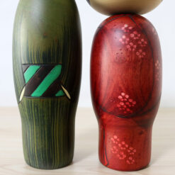 Vintage Pair Kokeshi Dolls By Usaburo Journey Kimono