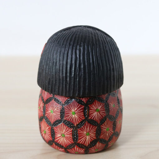 Creative Kokeshi Doll By Ichiko Yahagi Hatsune Back