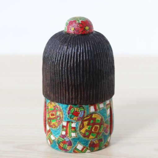 Creative Kokeshi Doll By Ichiko Yahagi Temari Back