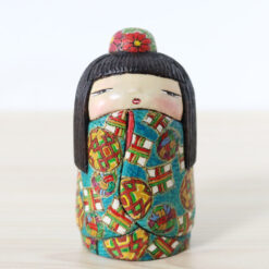 Creative Kokeshi Doll By Ichiko Yahagi Temari Front