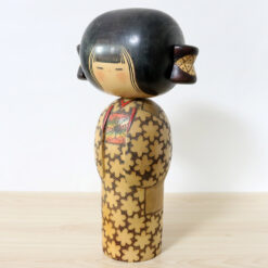 Kobayashi Inosuke Pigtails Kokeshi Doll Left