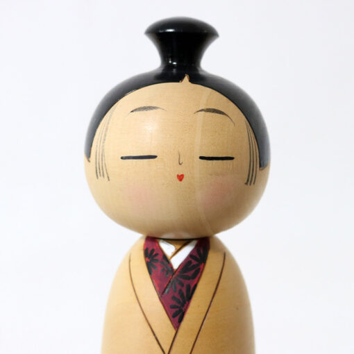 Vintage Creative Kokeshi Doll By Sato Suigai Yoizuki Face