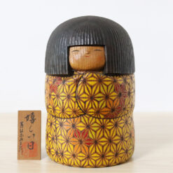 Fumio Tomidokoro Vintage Kokeshi Doll Happy Day