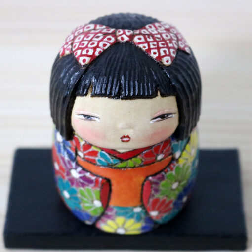 Ichiko Yahagi Creative Kokeshi Doll Kikka Hair