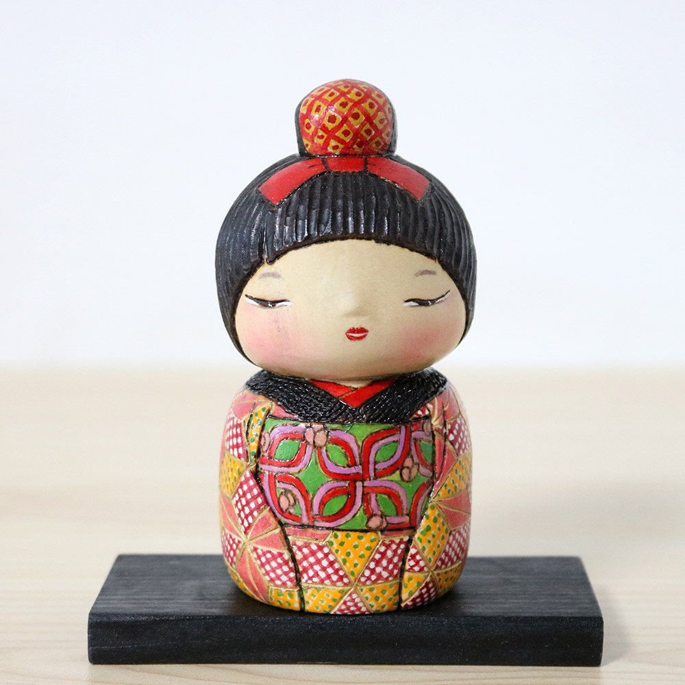 Ichiko Yahagi Creative Kokeshi Doll Koume Front