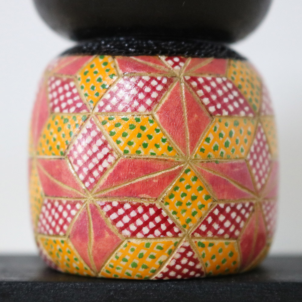 Ichiko Yahagi Creative Kokeshi Doll Koume Kimono Back