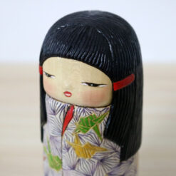 Ichiko Yahagi Origami Cranes Kokeshi Doll Face