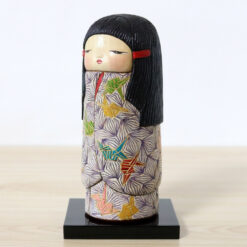 Ichiko Yahagi Origami Cranes Kokeshi Doll Left