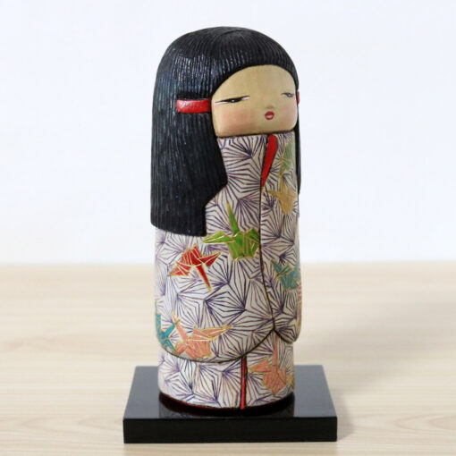 Ichiko Yahagi Origami Cranes Kokeshi Doll Right