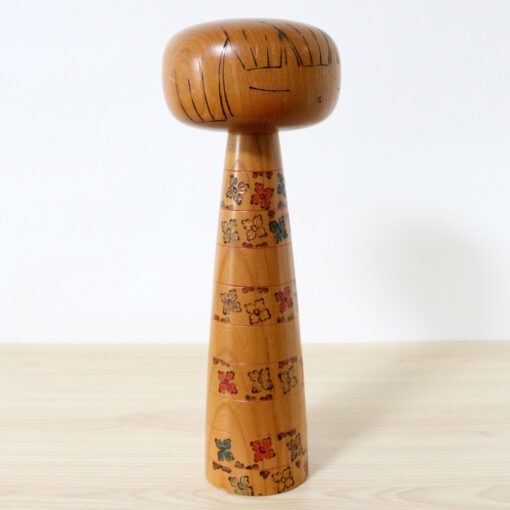 Tsujita Ryozo Vintage Kokeshi Doll Flower Path Right