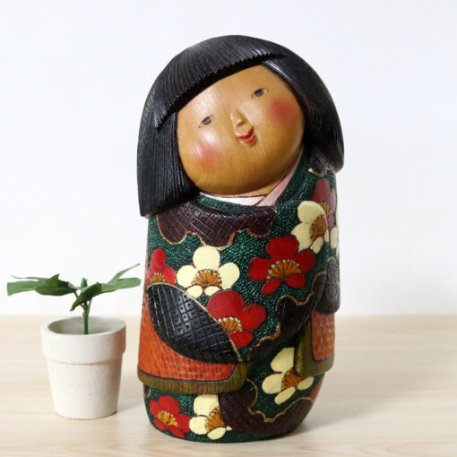 Vintage Japanese Kokeshi Doll By Sekiguchi Toshio Doujo