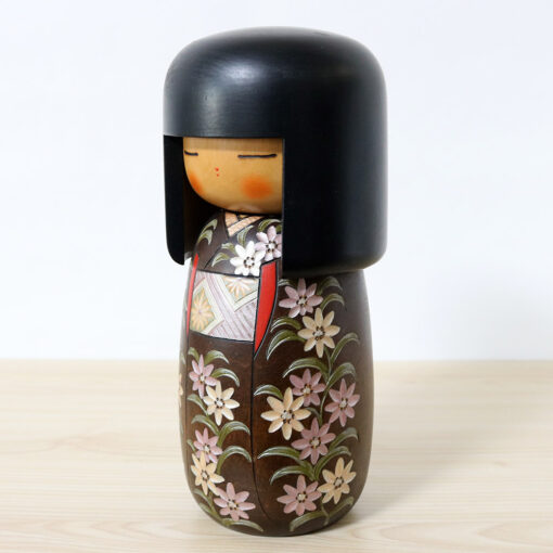 Vintage Kokeshi Doll By Kaoru Nozawa Left