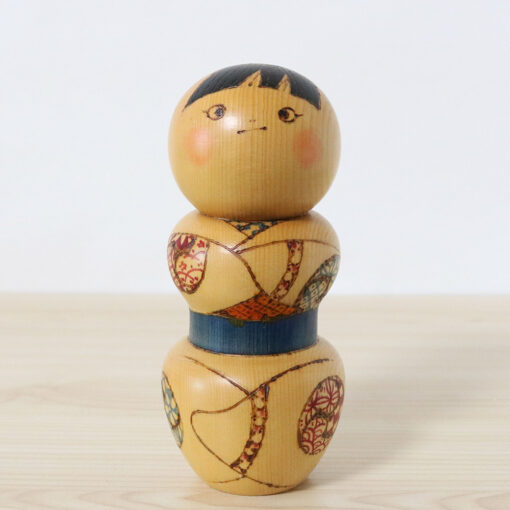 Vintage Kokeshi Doll By Kato Tatsuo Zazen